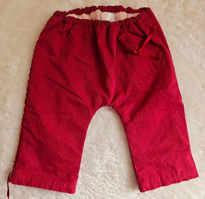 Tunique manches longues et pantalon, rose et bordeaux, Petit Kimbaloo-3mois - photo numéro 3