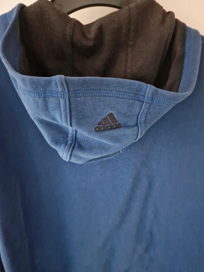 Superbe veste adidas bleu 13-14 ans - photo numéro 5