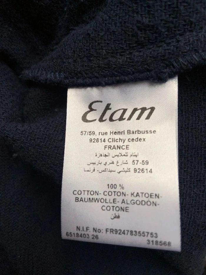 Veste courte bleue marine Etam T42 - photo numéro 4