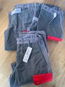 3 pantalons travail  LAFONT taille xs