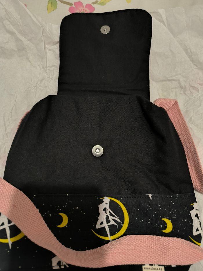 Sac bandoulière avec porte monnaie carte Sailor Moon - photo numéro 5