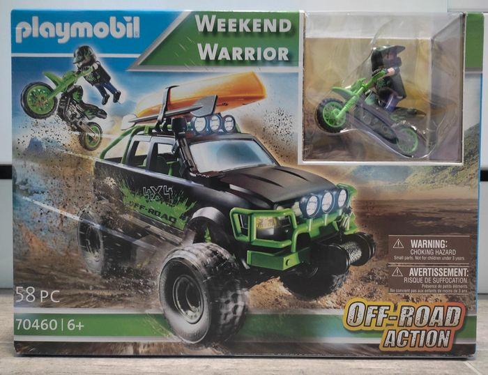 Playmobil 70460 véhicule tout terrain + moto NEUF - photo numéro 1