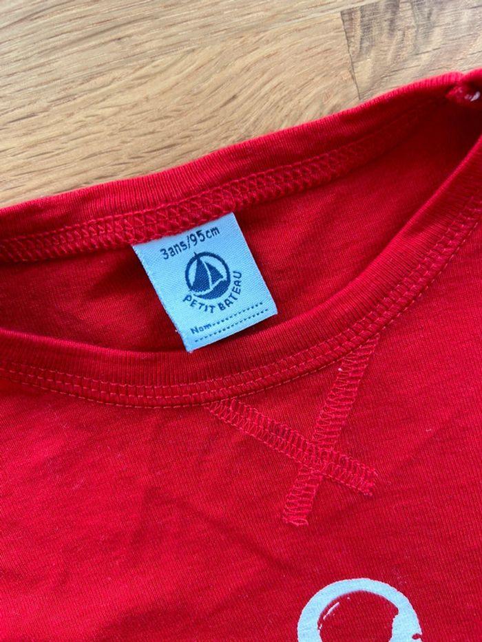 T-shirt petit bateau - Taille 3 ans - photo numéro 2