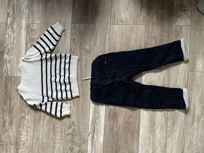 Ensemble pull et pantalon 2 ans - photo numéro 2