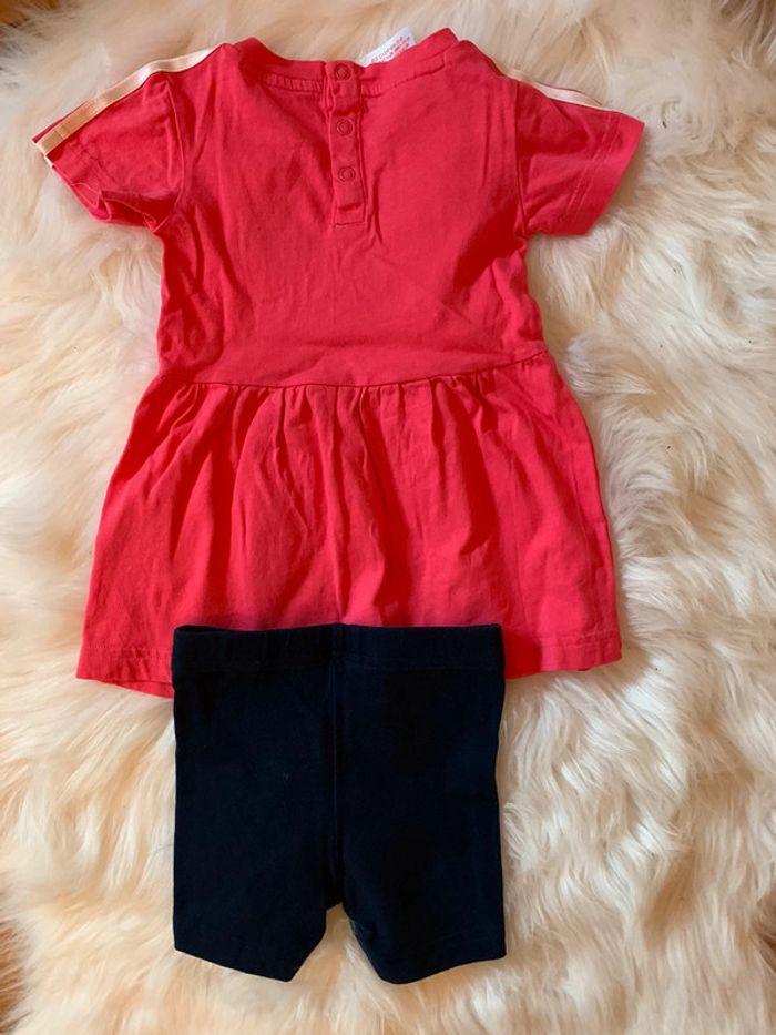 Ensemble robe et short bébé fille 9 mois - photo numéro 5