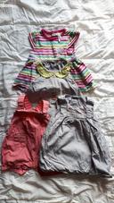 Lot de 3 robes, 2 combi-shorts et ensemble pour 3 mois