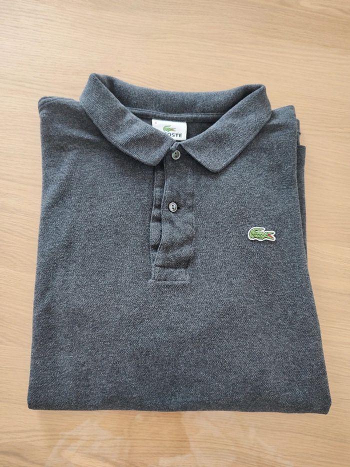 Polo Lacoste gris - photo numéro 1