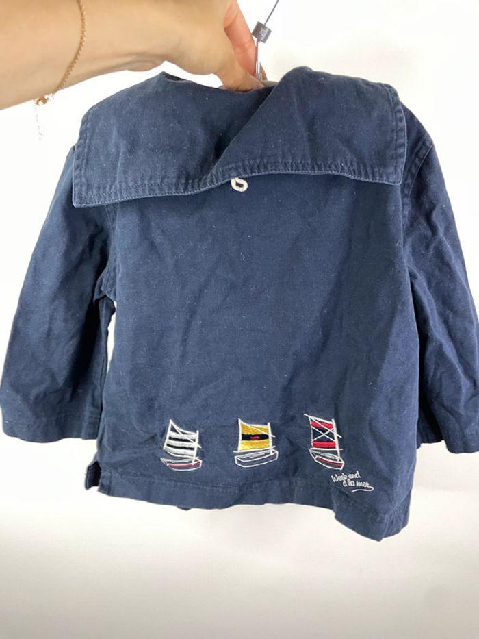 Veste bleu marine bébé - photo numéro 3