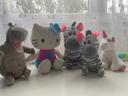 Lot de  5 peluches /doudous