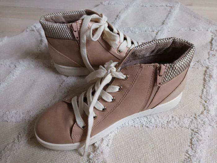 Baskets montantes rose gold - photo numéro 3