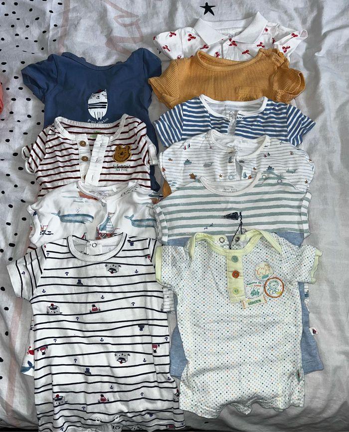 Lot vêtements bébé garçon naissance et 1 mois - photo numéro 5