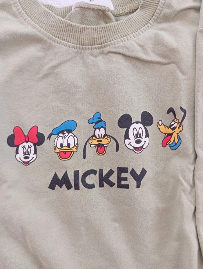 Pull Mickey vert taille 12-18 mois - photo numéro 3