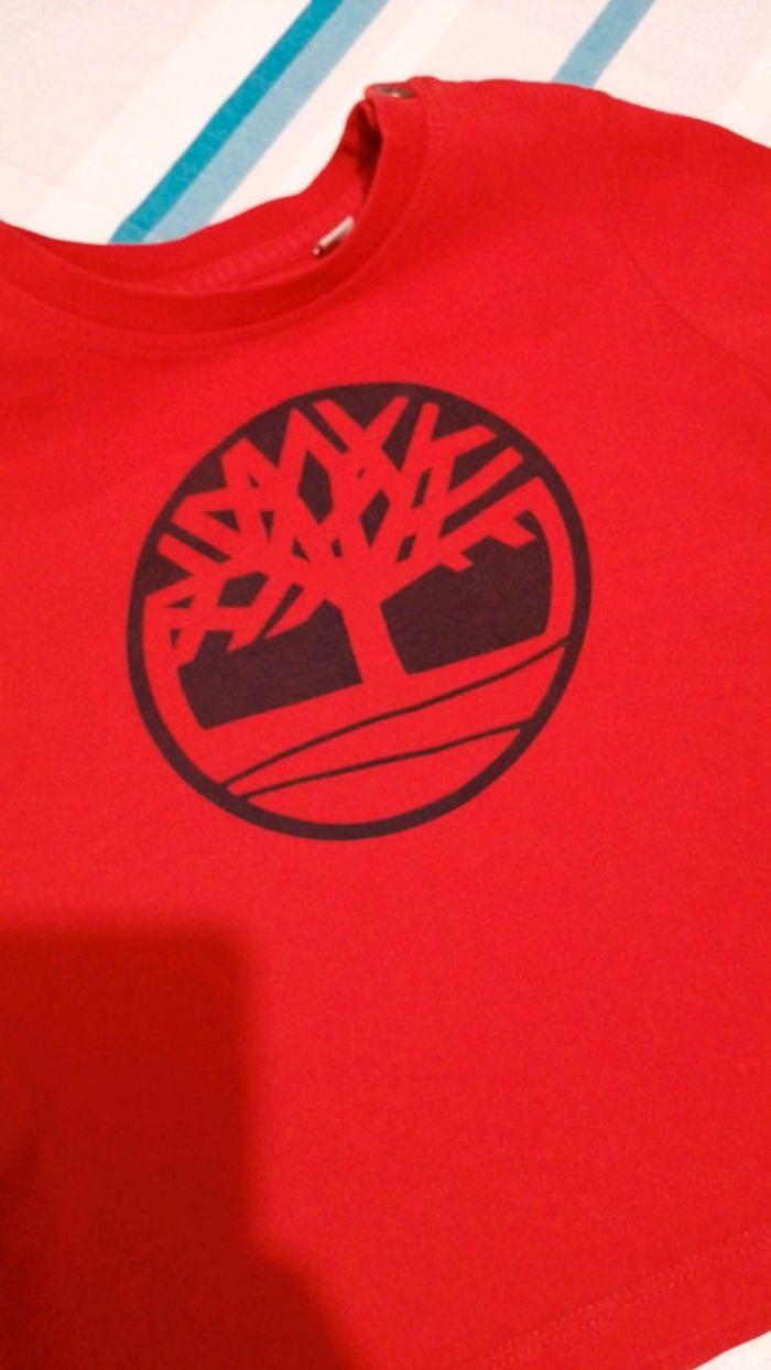 Tee shirt Timberland rouge - photo numéro 2