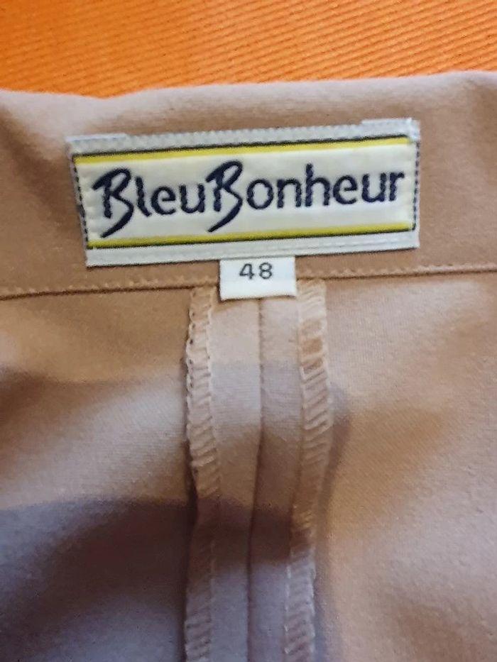 Ensemble Jupe Veste Tailleur "Bleu Bonheur"Taille 48 - photo numéro 6