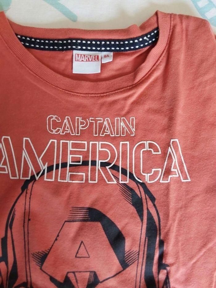 Tee shirt Marvel Captain Ameria - photo numéro 3