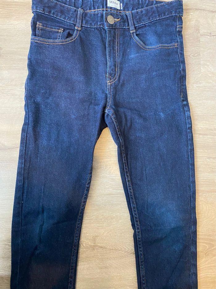 Jean skinny bleu foncé avec élastique Kiabi 14 ans / 158 - 164 cm - photo numéro 5