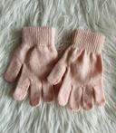 Pair de gants rose clair