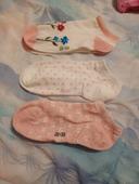 Lot de 3 paires de chaussettes tons rose