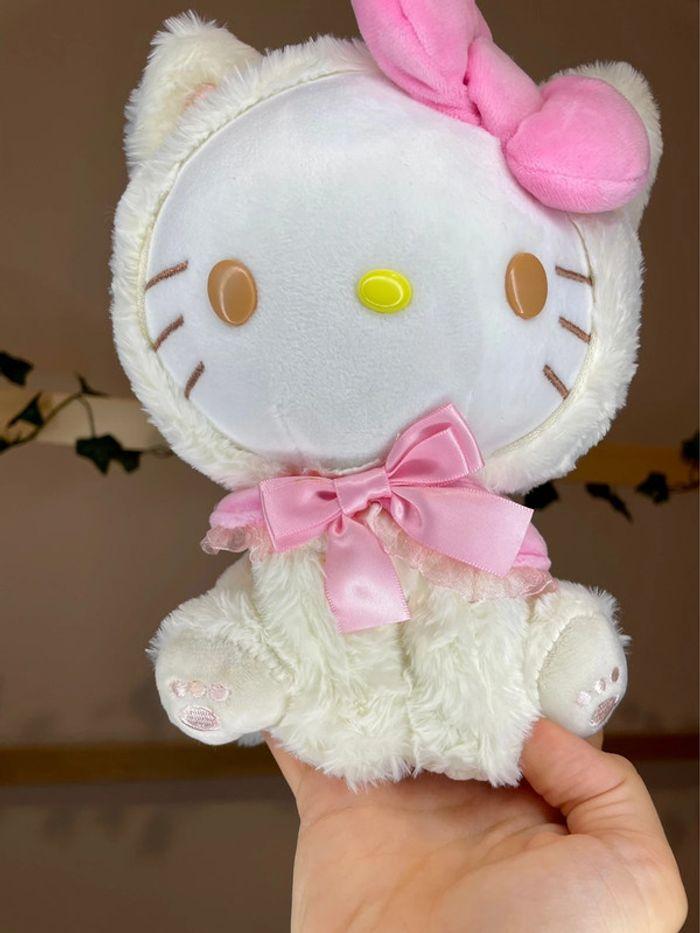 Peluche Hello Kitty déguisement chaton blanc - photo numéro 9