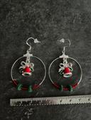 Boucles d’oreilles pendantes cloches neuves