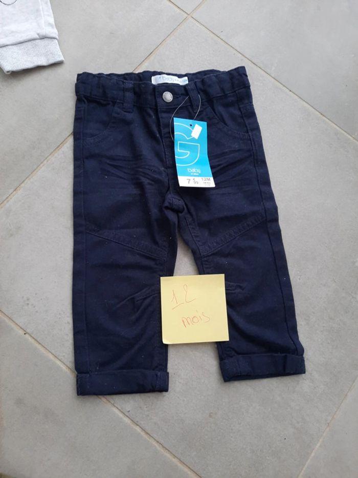 Pantalon bleu marine - photo numéro 1