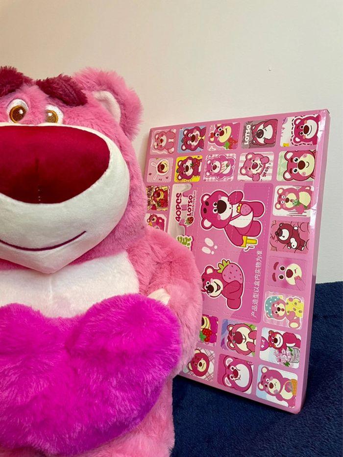 Peluche ToyStory Lotso cœur + calendrier de l’Avent Lotso - photo numéro 9