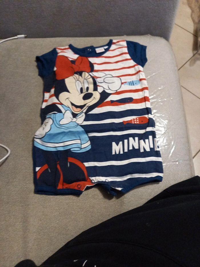 Combinaison short fille disney minnie