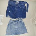 Lot de 2 mini jupes en jean denim Bershka T. 34