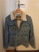 Veste en jean polaire