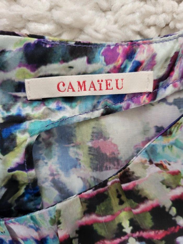 Blouse manches courtes Camaïeu T.38 - photo numéro 2