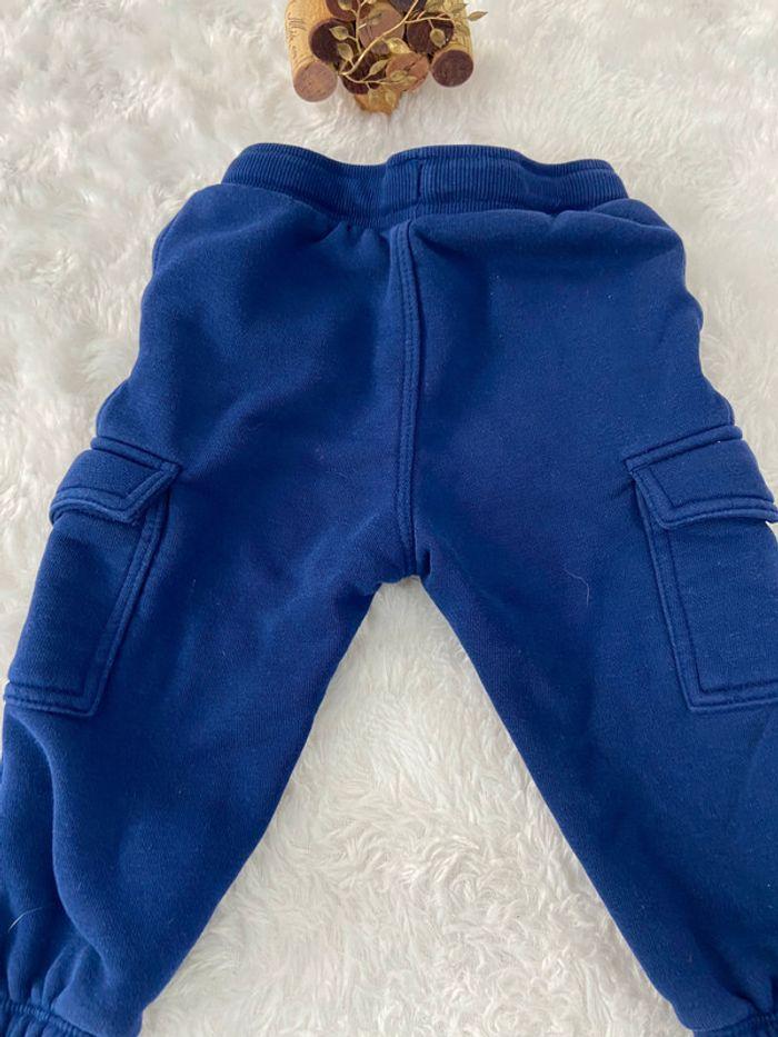 Pantalon jogging bleu marine Catimini 12 mois 74 cm comme neuf - photo numéro 6