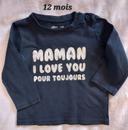 Sweat manches longues 12 mois