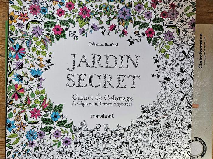 Livre coloriage Johanna basford Jardin secret - photo numéro 1