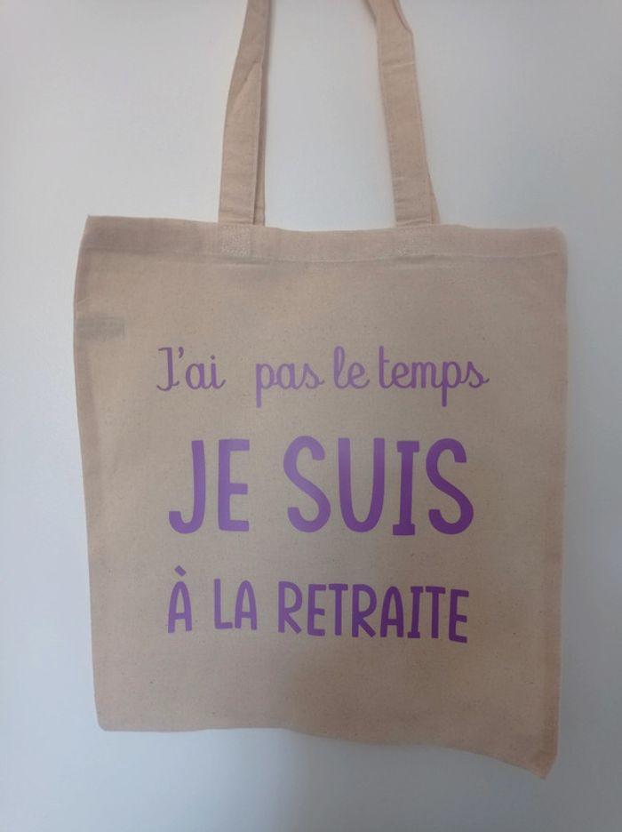 Sac tote bag texte humour - photo numéro 13