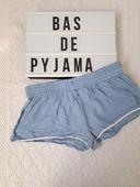 Short de pyjama Undiz bleu clair Femme Taille S