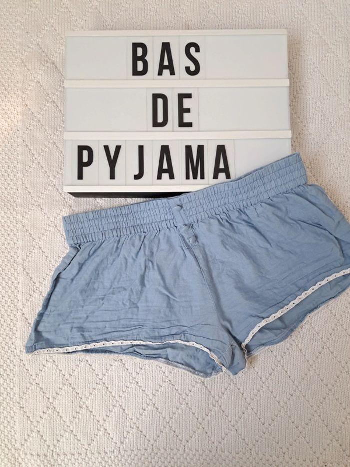 Short de pyjama Undiz bleu clair Femme Taille S - photo numéro 1