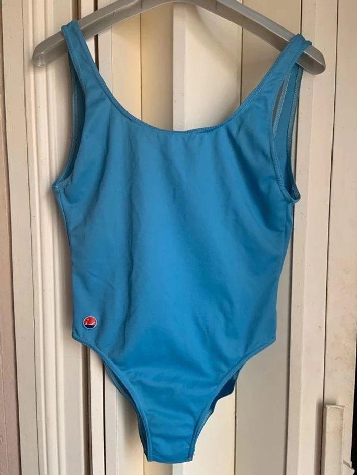 Maillot de bain 1 pièce bleu - photo numéro 1