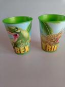 Verre Dinosaures recto / verso - Gobelet 260ml enfant - Produits Neuf