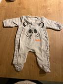 Pyjama velours 1 mois petit beguin