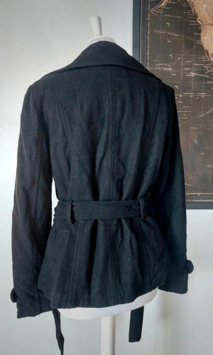 Caban trench coat noir à ceinture Blendshe Femme taille 38 - photo numéro 5