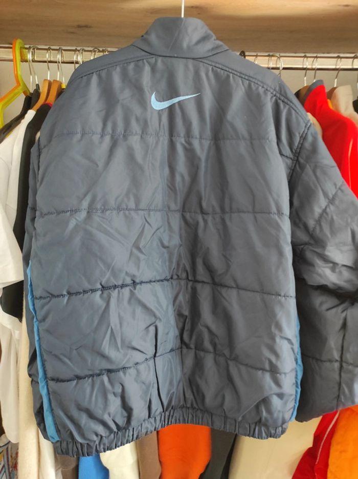 Veste vintage Nike réversible bleue marine taille L enfant - photo numéro 2