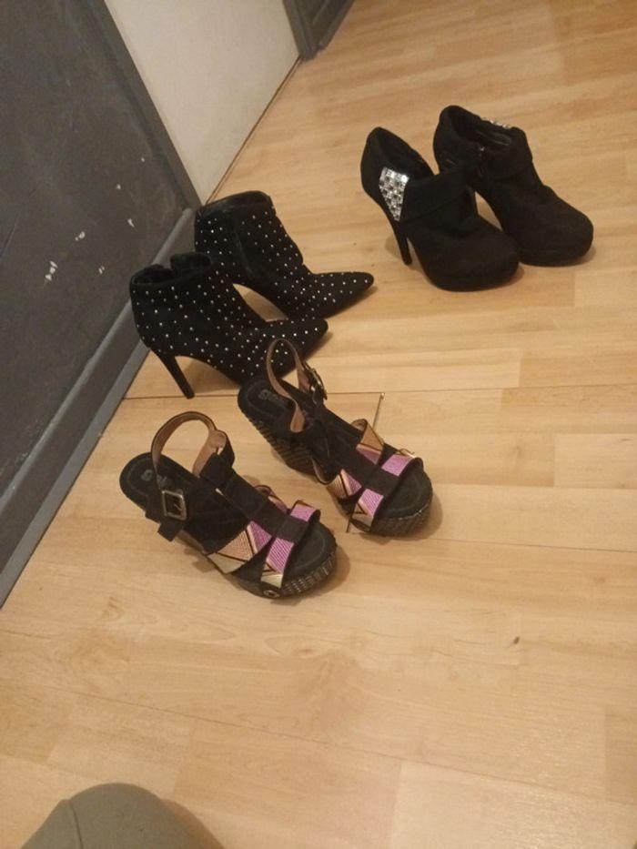 Lot 3 paire chaussures - photo numéro 1