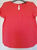 Blouse ample corail 34