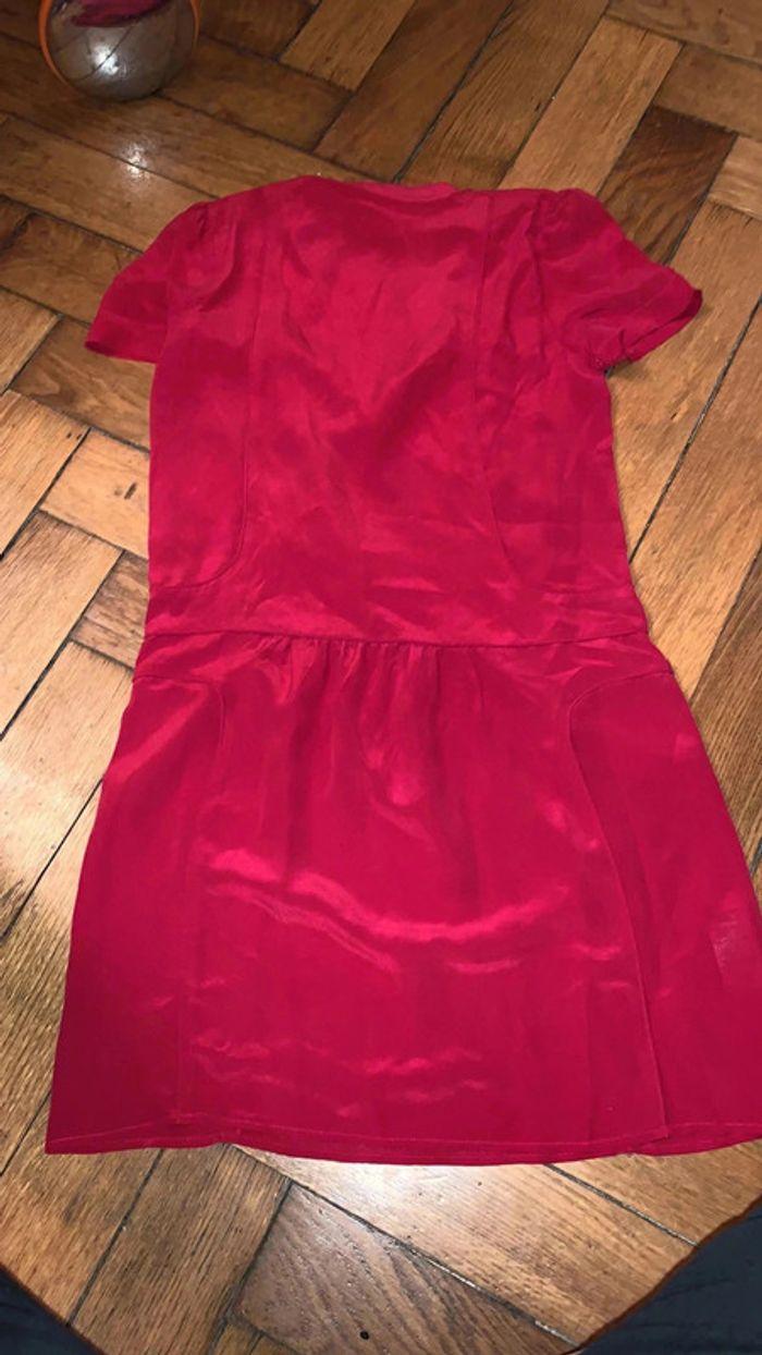 Robe soie comptoir des cotonniers T38  Rouge - photo numéro 5