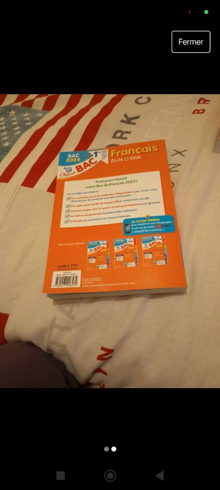 Livre de français 1 ère neuf - photo numéro 2