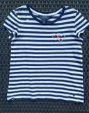 T-shirt bleu blanc rayé - Polo Ralph Lauren - 7 ans