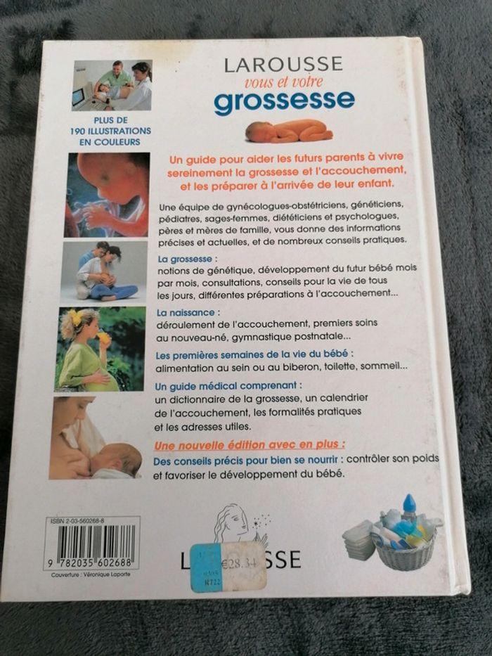 Livre Larousse vous et votre grossesse - photo numéro 2