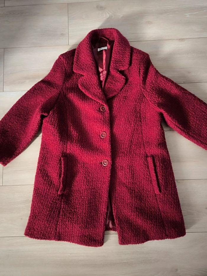 🤎 Manteau caban Damart bouclette vintage Bordeaux rosé 36/38 🤎 - photo numéro 13