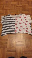 Crop top drapeau usa