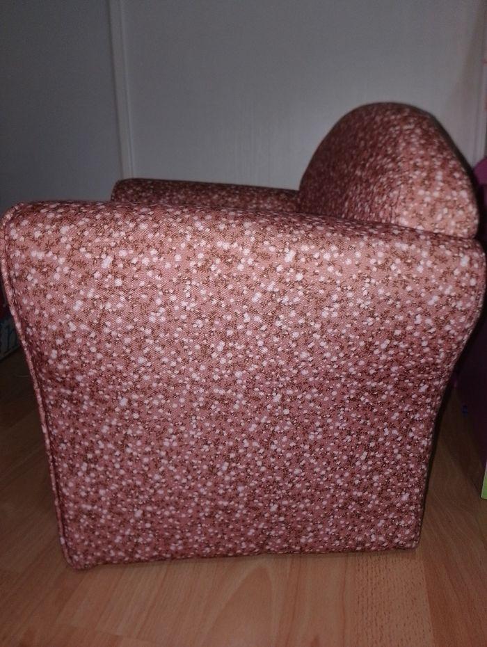 Fauteuil enfant rose à motifs - photo numéro 5